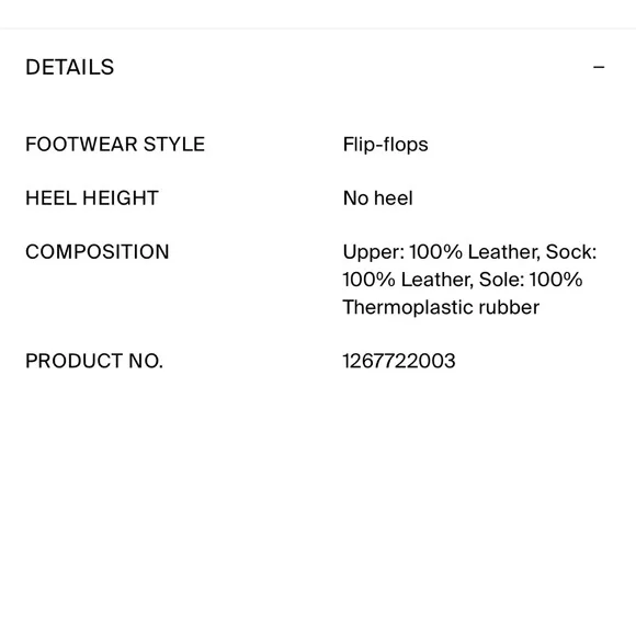 COS Burgubdy Leather Sandals - Picture 6 of 7